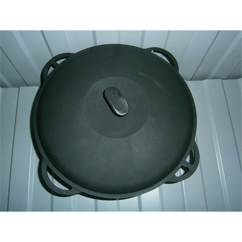 Казан 8 литров с чугунной крышкой. Ситон.