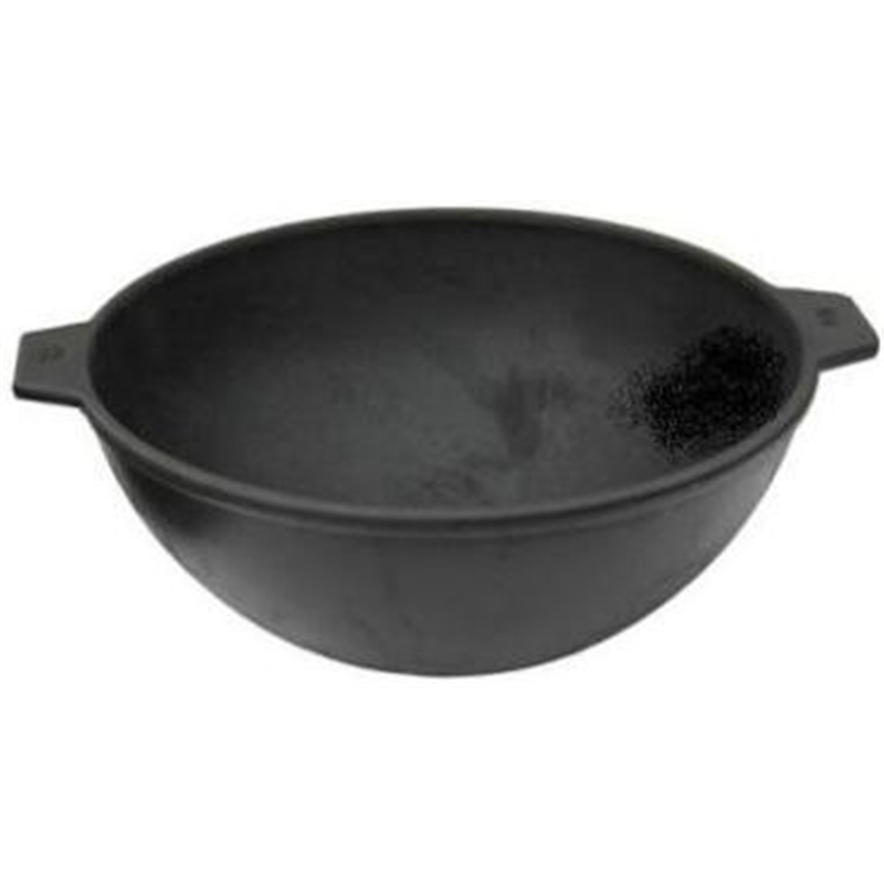 Казан чугунный 12 л. c металлической крышкой. Полоцк