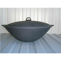 Казан чугунный 12 л. с алюминиевой крышкой (Слуцк)