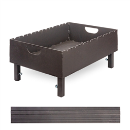 Мангал Астрахань толщина металла 2мм, Ш350* Д500* В129