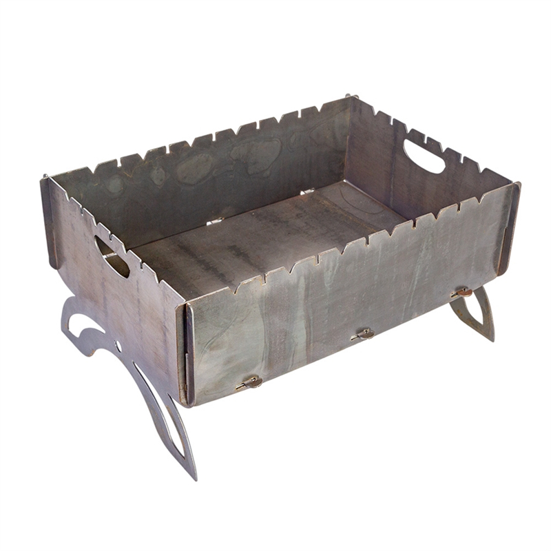 Мангал Сапожок толщина металла 2мм, Ш280* Д400* В200