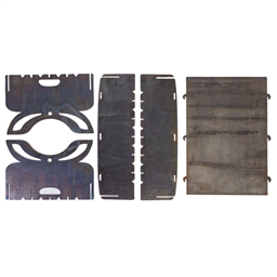 Мангал Сапожок толщина металла 2мм, Ш280* Д400* В200