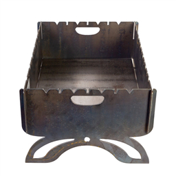 Мангал Сапожок толщина металла 2мм, Ш280* Д400* В200