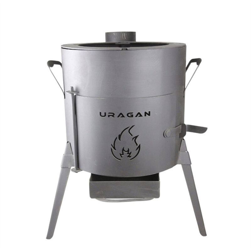 Печь Ураган 30 см с трубой