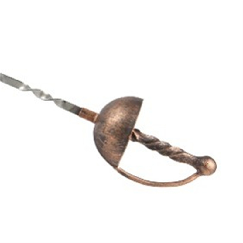 Шампур 3*12*450 кованая ручка Шпага