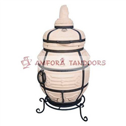 Тандыр Поручик с поворотной крышкой (в комплекте с подставкой)